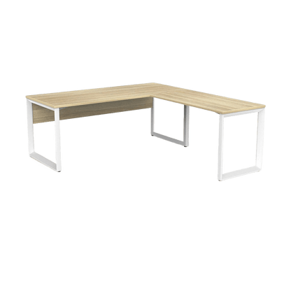 Anvil Desk with Return & Modesty - Office Furniture Company