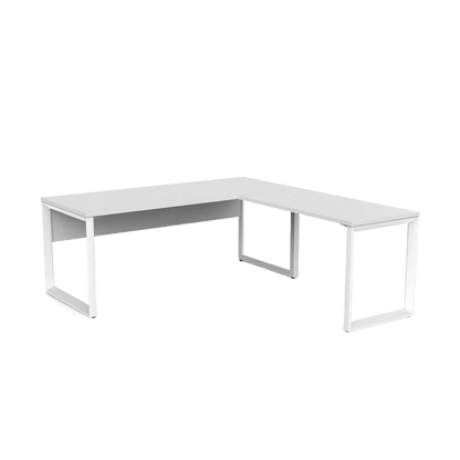 Anvil Desk with Return & Modesty 4 - Office Furniture Company