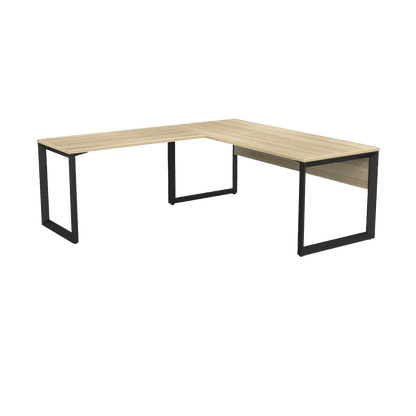 Anvil Desk with Return & Modesty 7 - Office Furniture Company