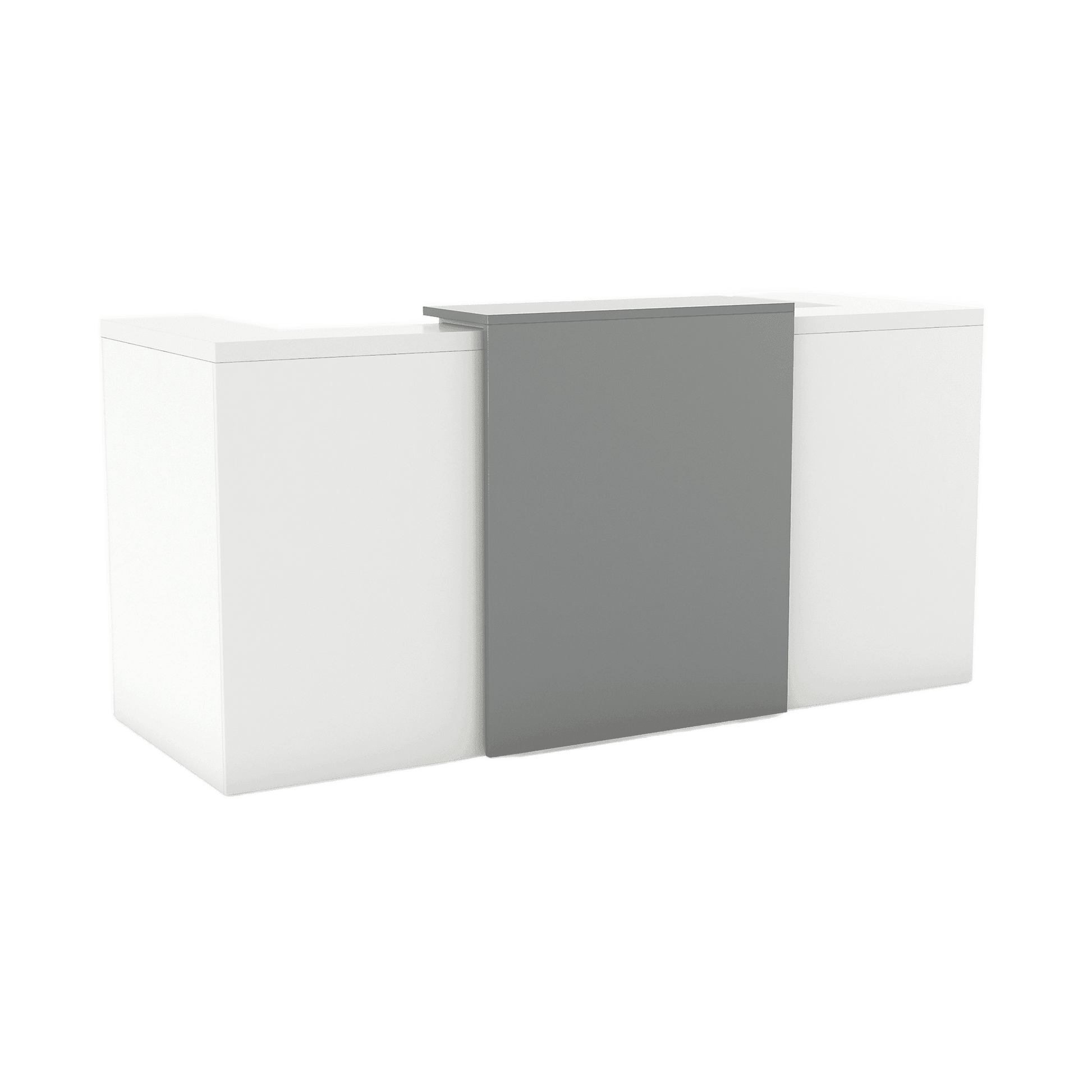 Anvil Extendable Reception with Desk - Office Furniture Company