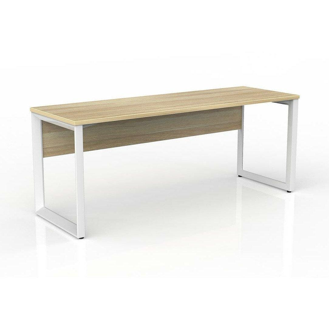 Anvil Single Straight Desk with Modesty - 12