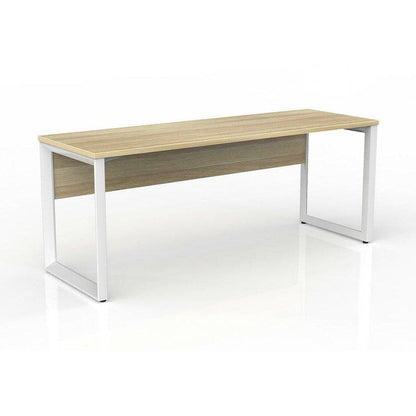 Anvil Single Straight Desk with Modesty - 12