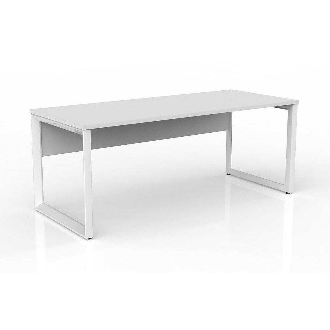 Anvil Single Straight Desk with Modesty - 14