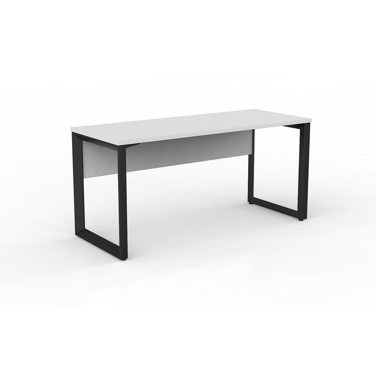 Anvil Single Straight Desk with Modesty - Office Furniture Company 