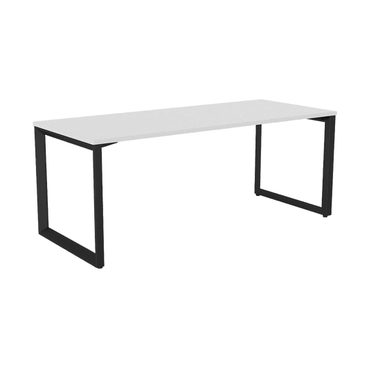 Anvil Single Straight Office Desk 1200 X 600 White Powdercoat - Office Furniture Company