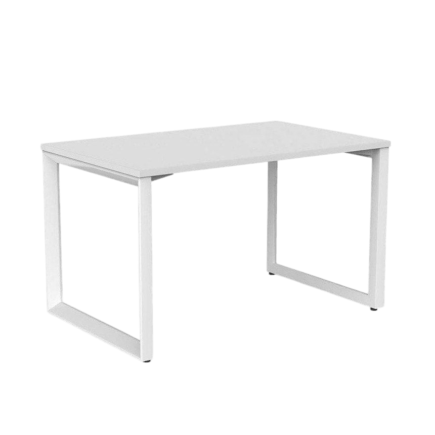 Anvil Single Straight Office Desk 1200x600 White Powdercoat
