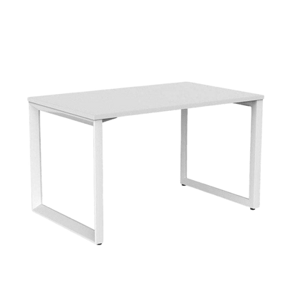 Anvil Single Straight Office Desk 1200x600 White Powdercoat
