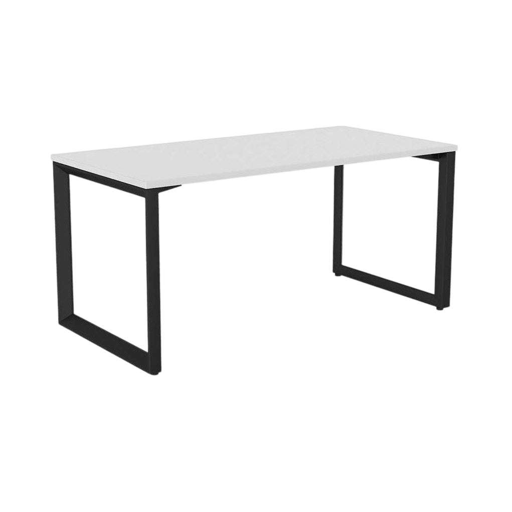 Anvil Single Straight Office Desk 1200x600 White Powdercoat