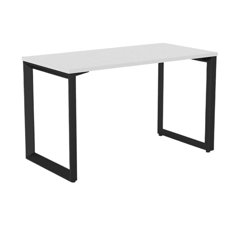 Anvil Single Straight Office Desk 1200x600 White Powdercoat