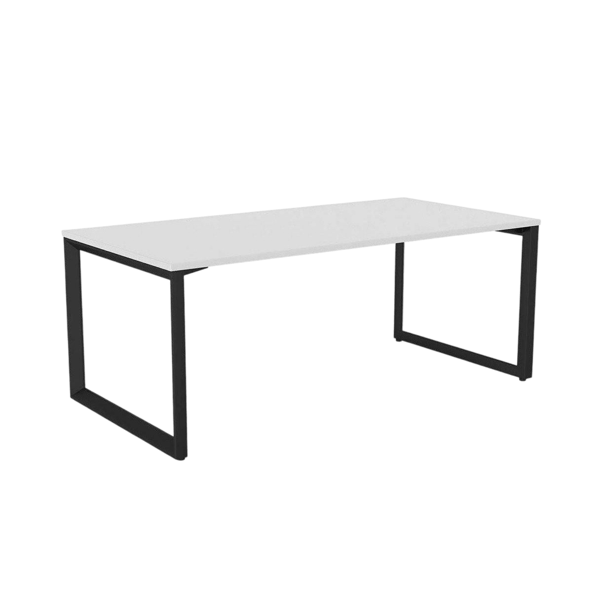 Anvil Single Straight Office Desk 1200x600 White Powdercoat