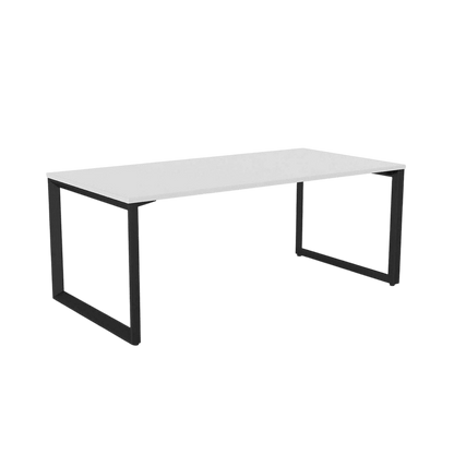 Anvil Single Straight Office Desk 1200x600 White Powdercoat