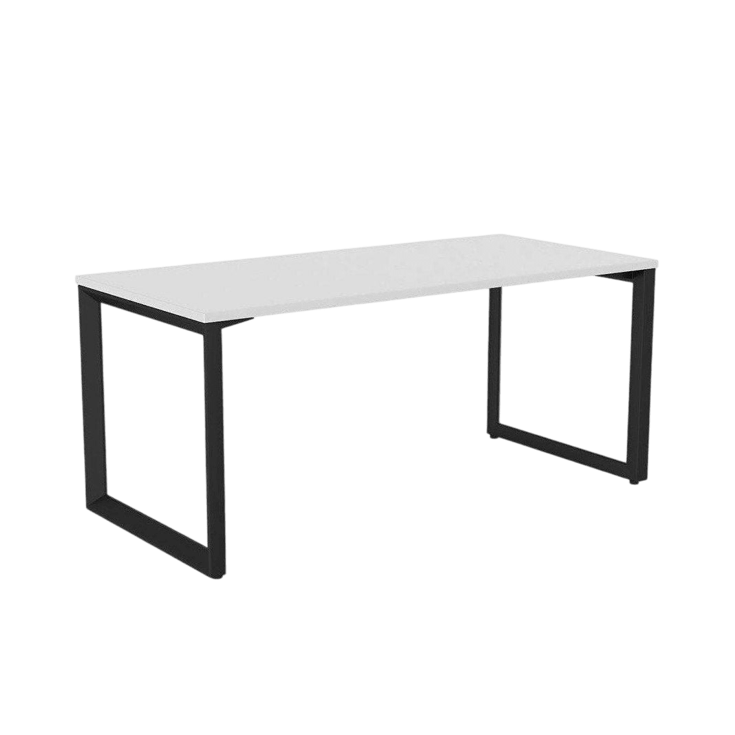 Anvil Single Straight Office Desk 1200x600 White Powdercoat