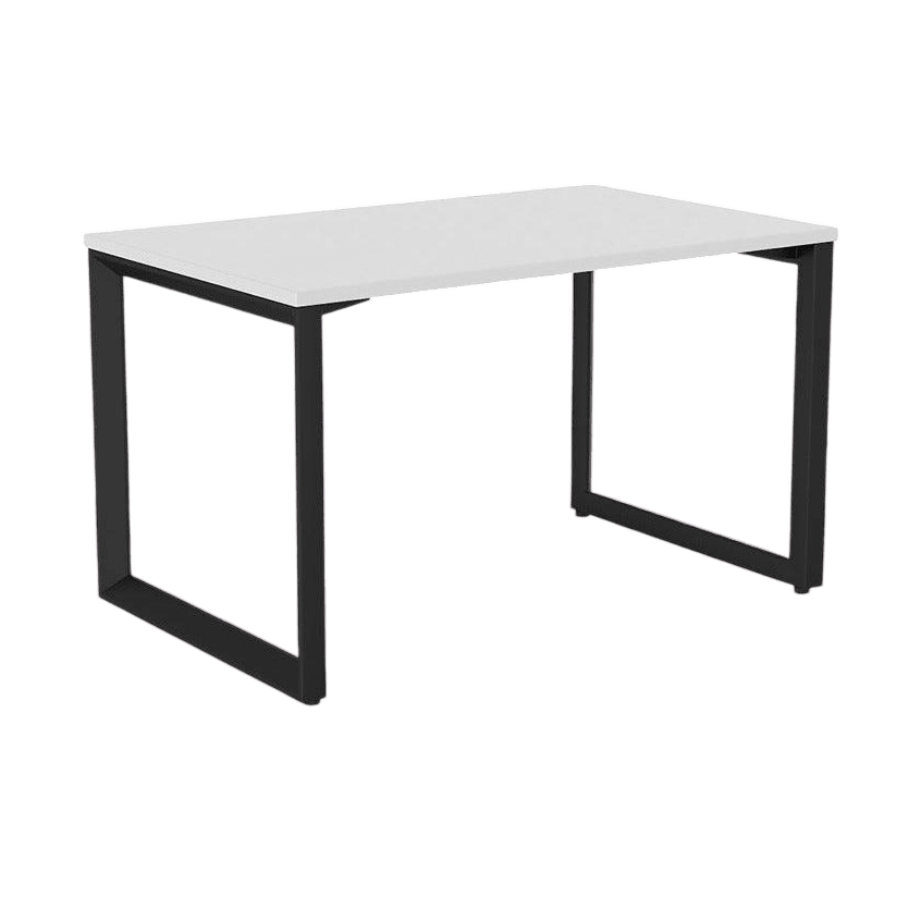 Anvil Single Straight Office Desk 1200x600 White Powdercoat