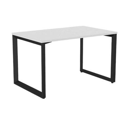 Anvil Single Straight Office Desk 1200x600 White Powdercoat