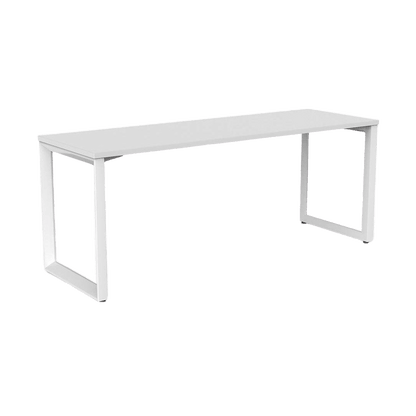 Anvil Single Straight Office Desk 1200x600 White Powdercoat