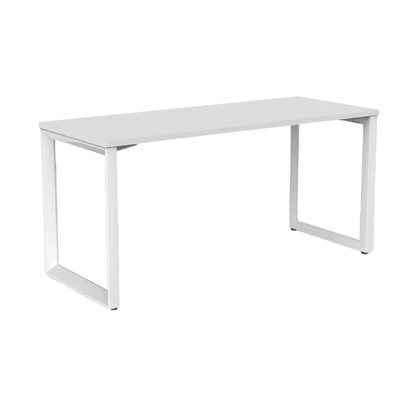 Anvil Single Straight Office Desk 1200x600 White Powdercoat