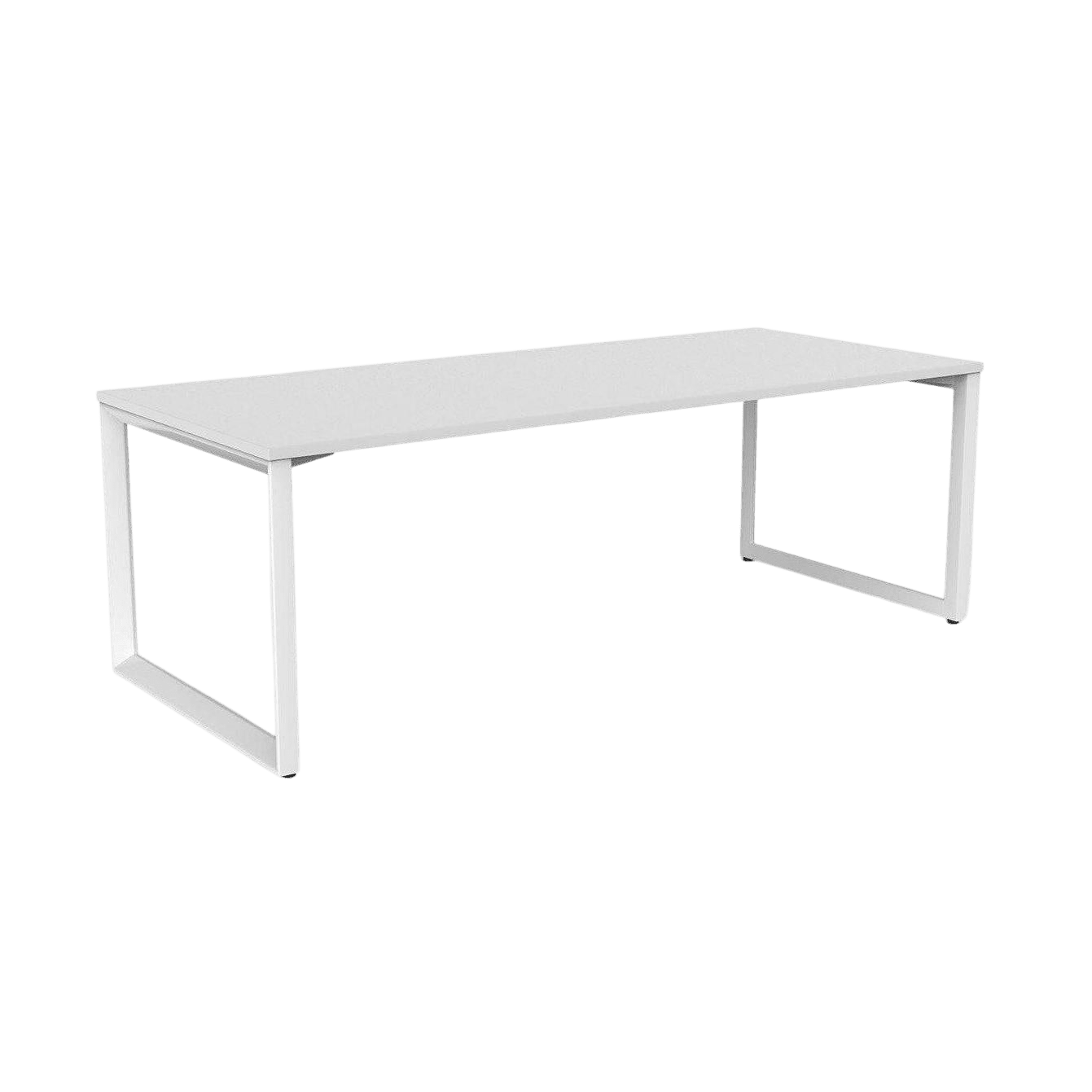 Anvil Single Straight Office Desk 1200x600 White Powdercoat