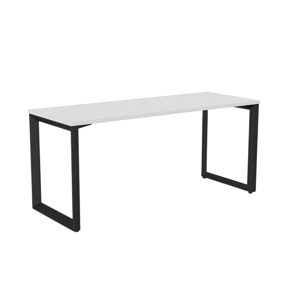Anvil Single Straight Office Desk 1200x600 White Powdercoat