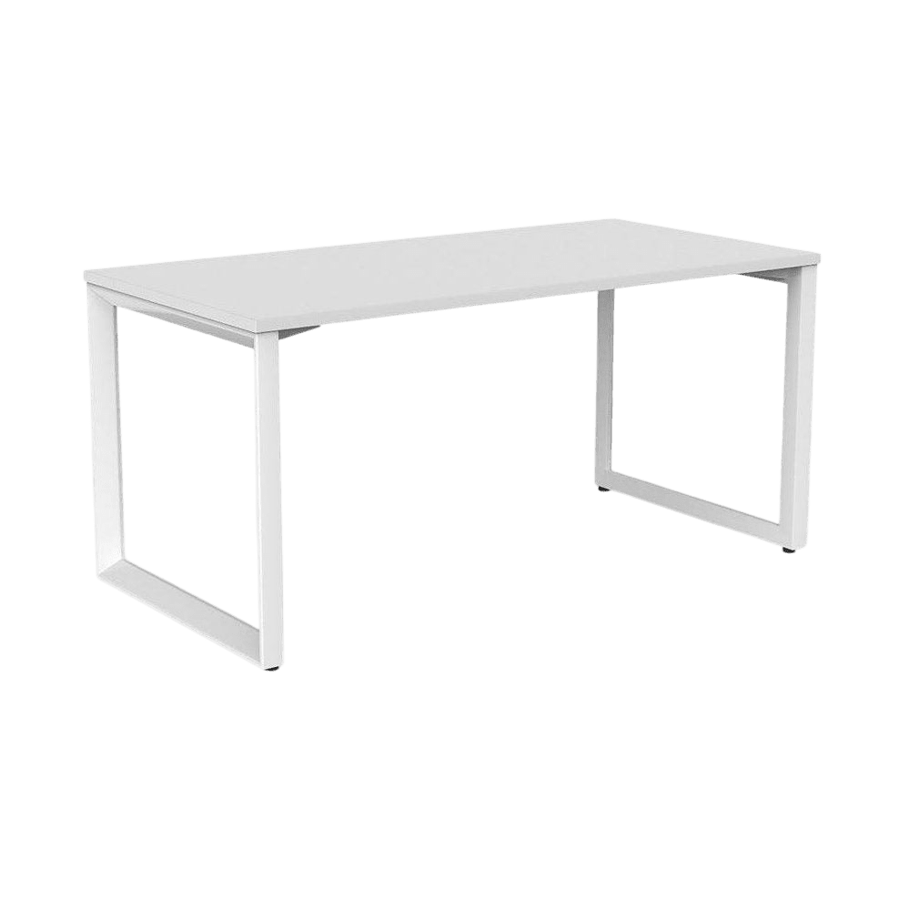 Anvil Single Straight Office Desk 1200x600 White Powdercoat