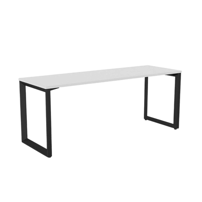 Anvil Single Straight Office Desk 1200x600 White Powdercoat