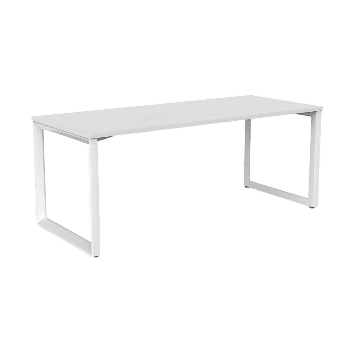 Anvil Single Straight Office Desk 1200x600 White Powdercoat