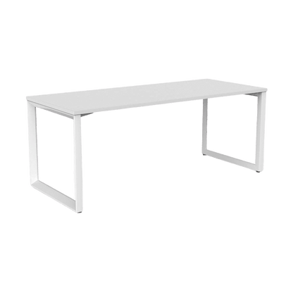 Anvil Single Straight Office Desk 1200x600 White Powdercoat