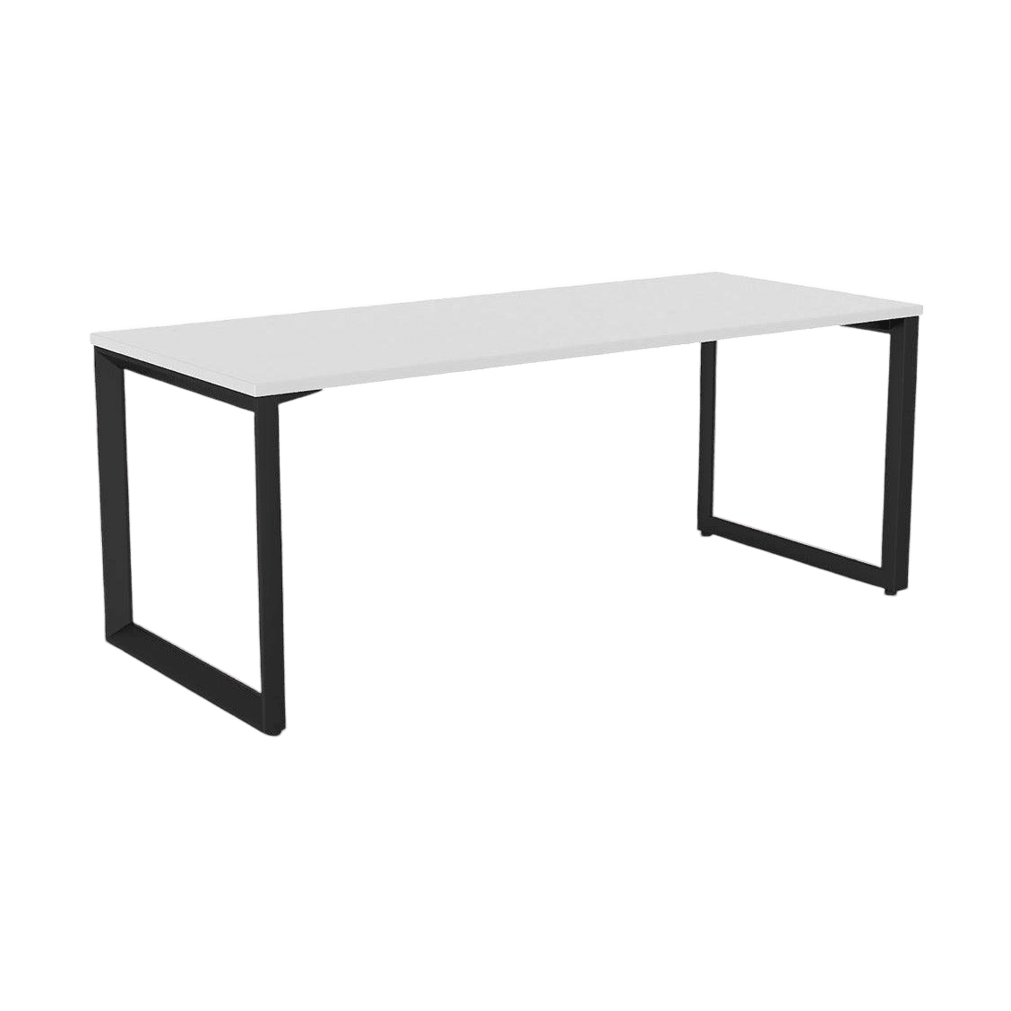 Anvil Single Straight Office Desk 1200x600 White Powdercoat