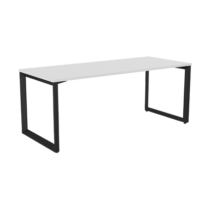 Anvil Single Straight Office Desk 1200x600 White Powdercoat
