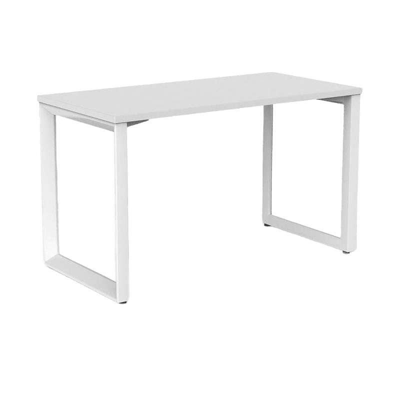Anvil Single Straight Office Desk 1200x600 White Powdercoat