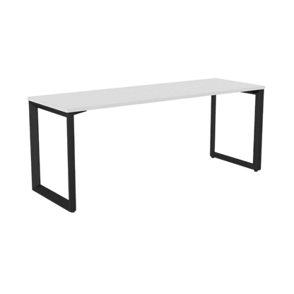 Anvil Single Straight Office Desk 1200x600 White Powdercoat
