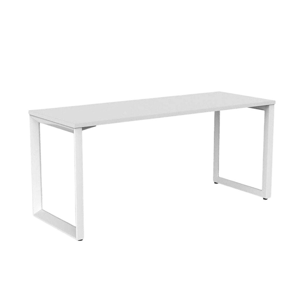 Anvil Single Straight Office Desk 1200x600 White Powdercoat
