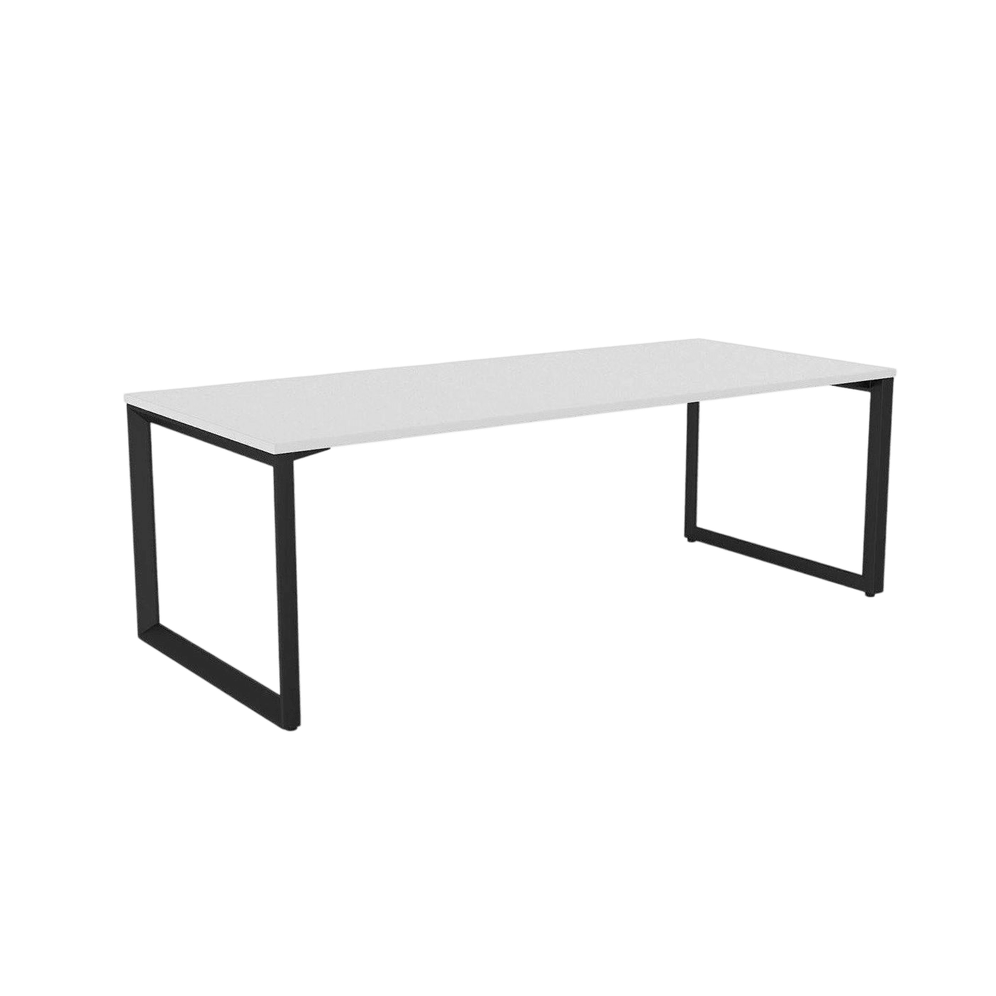 Anvil Single Straight Office Desk 1200x600 White Powdercoat