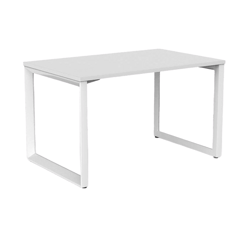 Anvil Single Straight Office Desk 1200x600 White Powdercoat