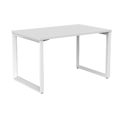 Anvil Single Straight Office Desk 1200x600 White Powdercoat