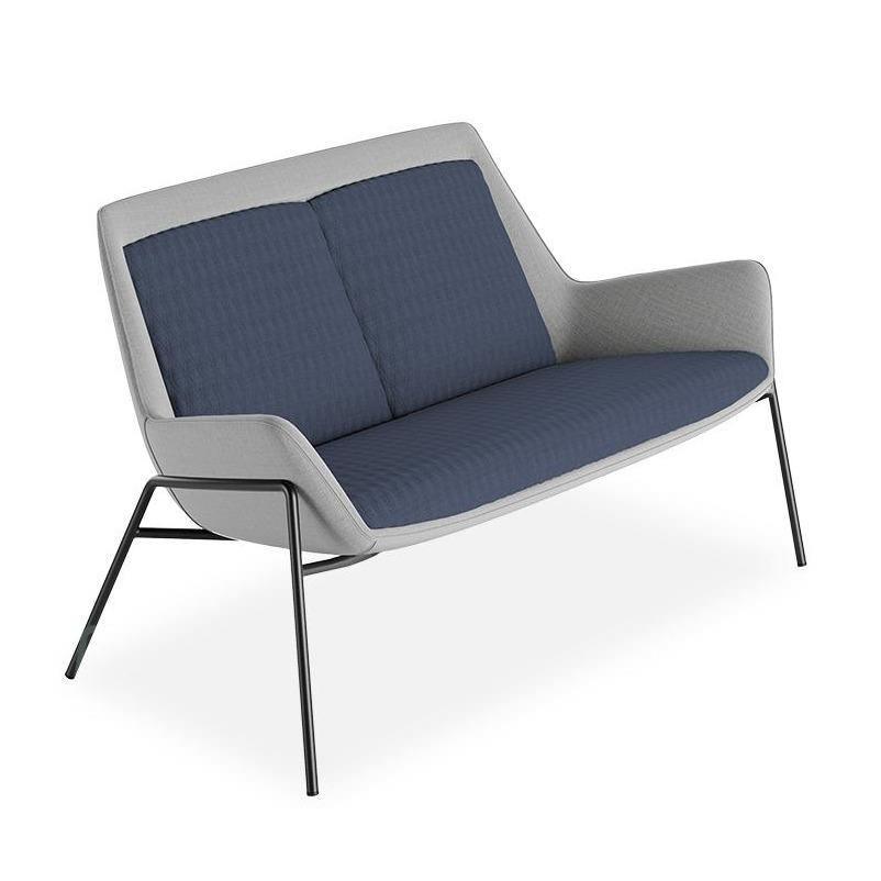 Aquila Two Seater Low Back Office Lounge - Office Furniture Company 