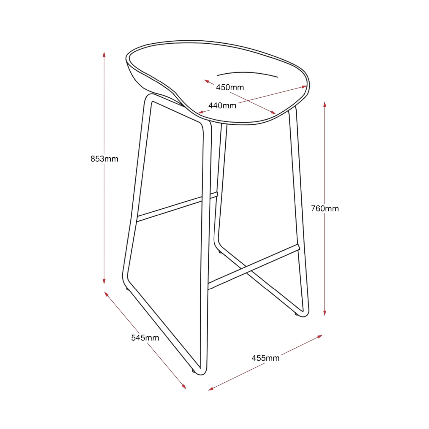 Aries Bar Stool