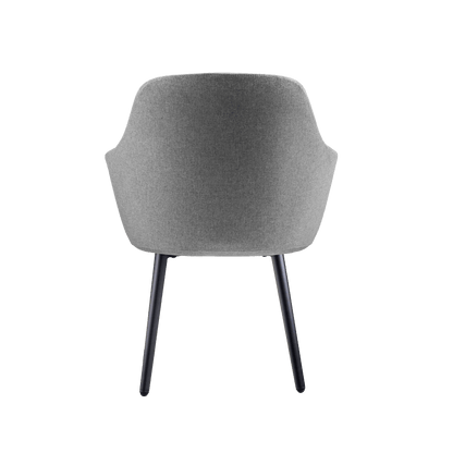 Aspen 4 Leg Tub Chair Grey (Light Fabric)