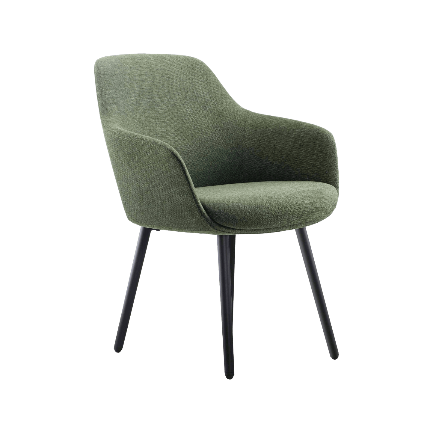 Aspen 4 Leg Tub Chair Grey (Light Fabric)