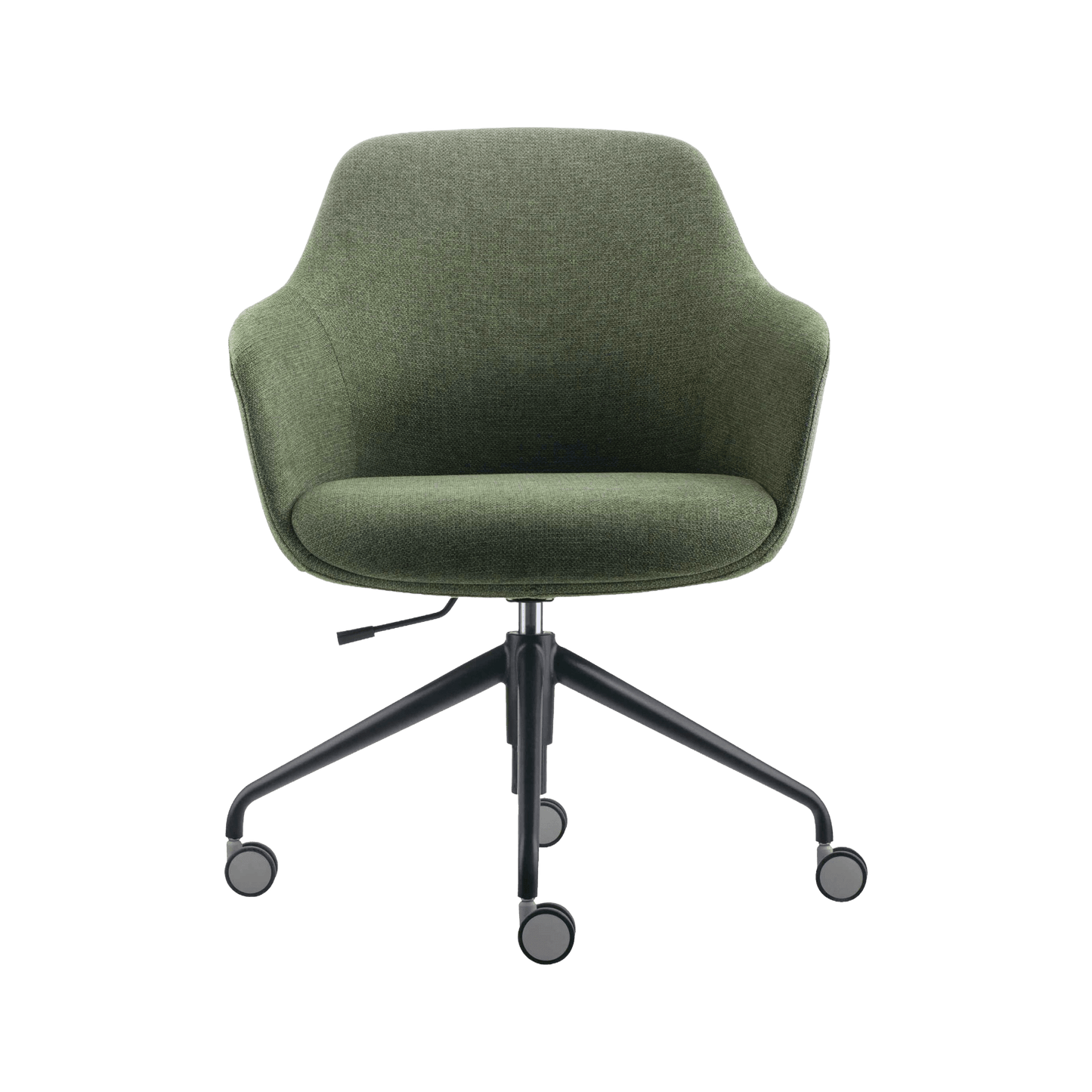 Aspen 4 Star Caster Tub Chair Green (Olive Fabric)