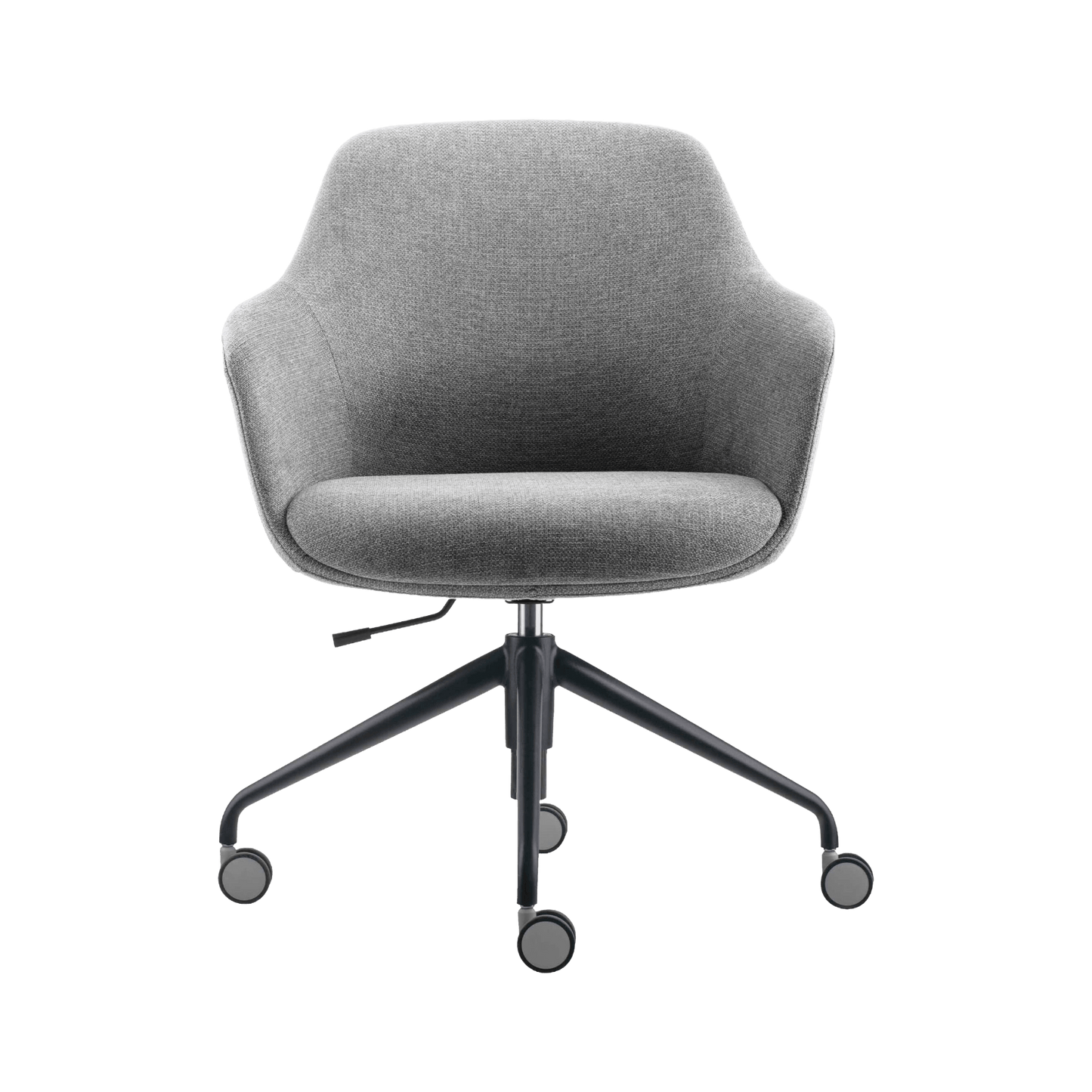 Aspen 4 Star Caster Tub Chair Grey (Light Fabric)