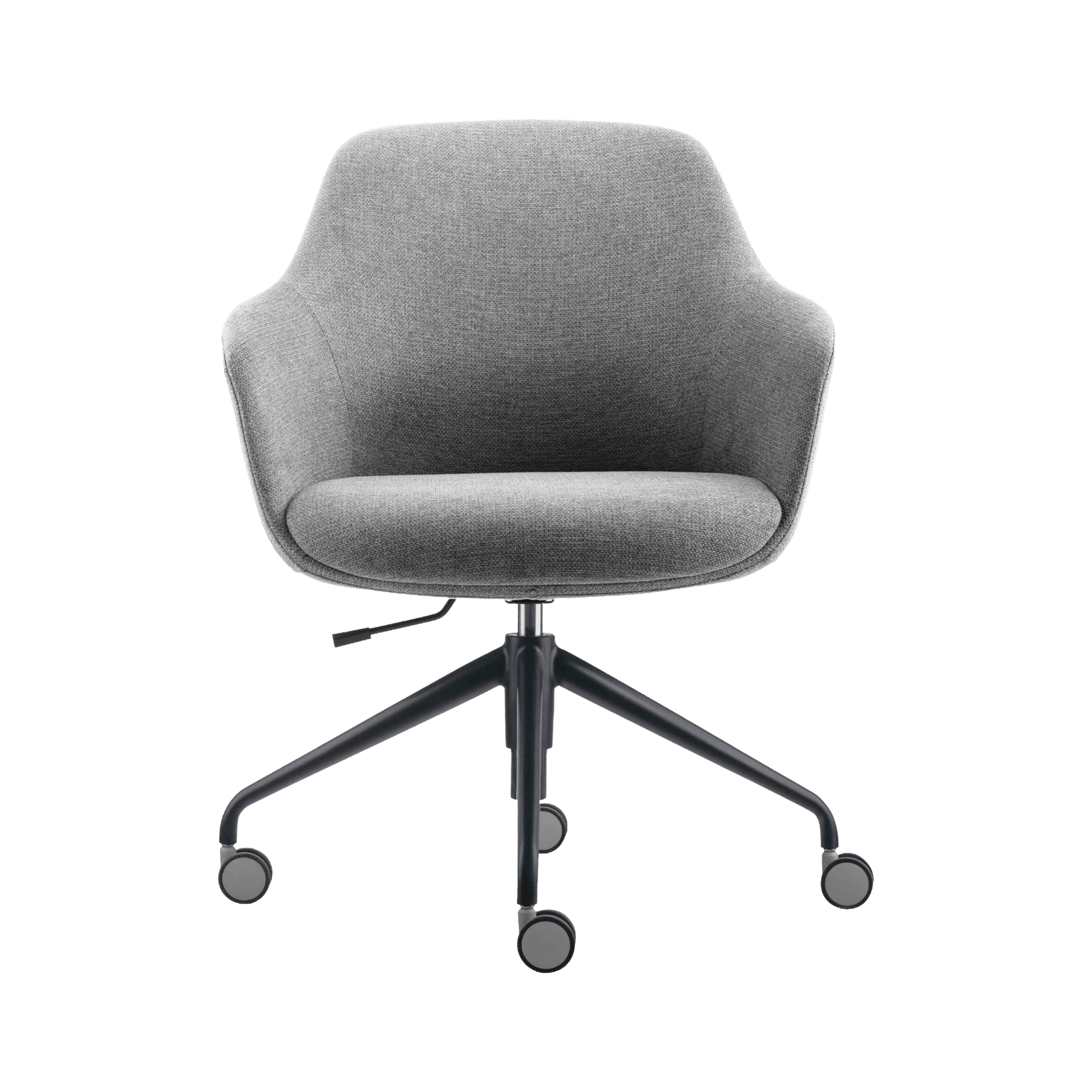 Aspen 4 Star Caster Tub Chair Grey (Light Fabric)