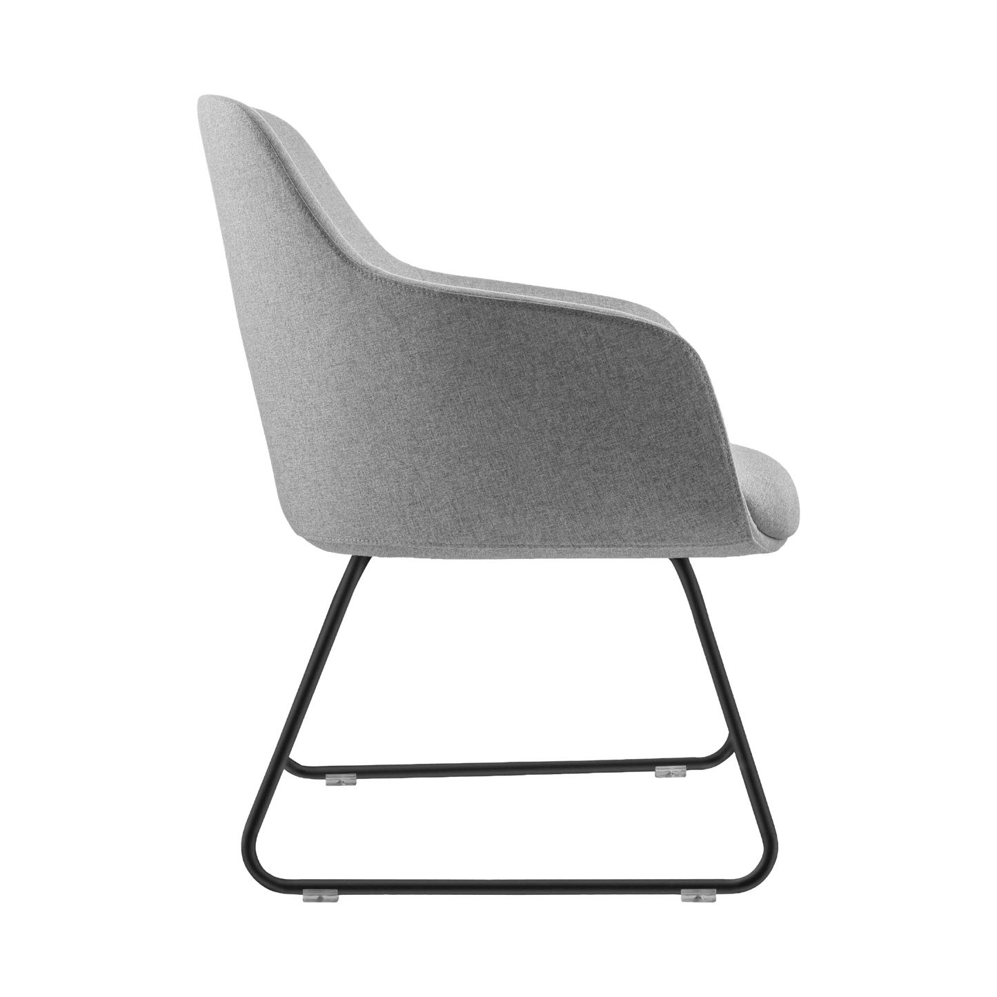 Aspen Sled Tub Chair Green (Olive Fabric)