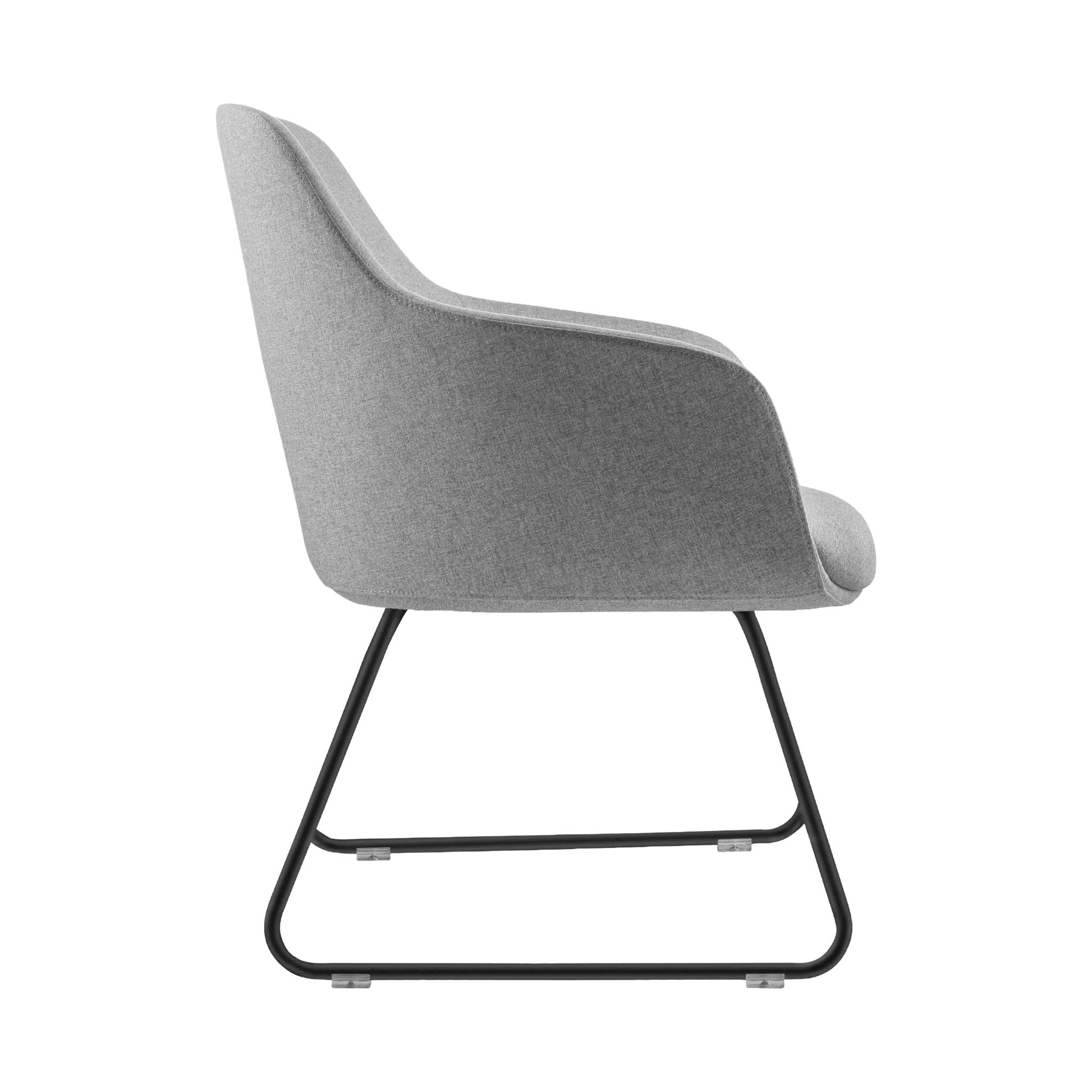 Aspen Sled Tub Chair Green (Olive Fabric)