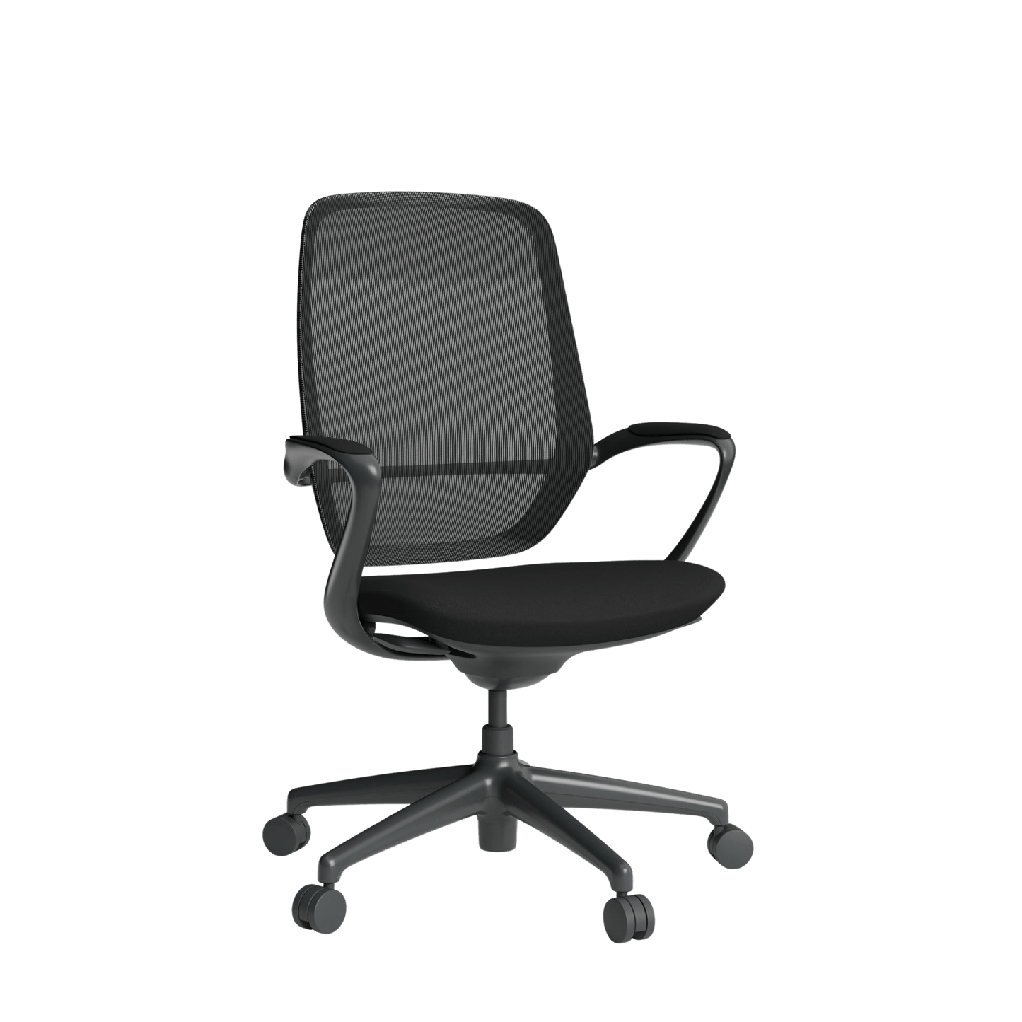 Astral Black Ergonomic Meeting Chair