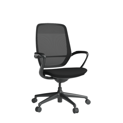 Astral Black Ergonomic Meeting Chair