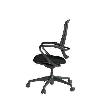 Astral Black Ergonomic Meeting Chair