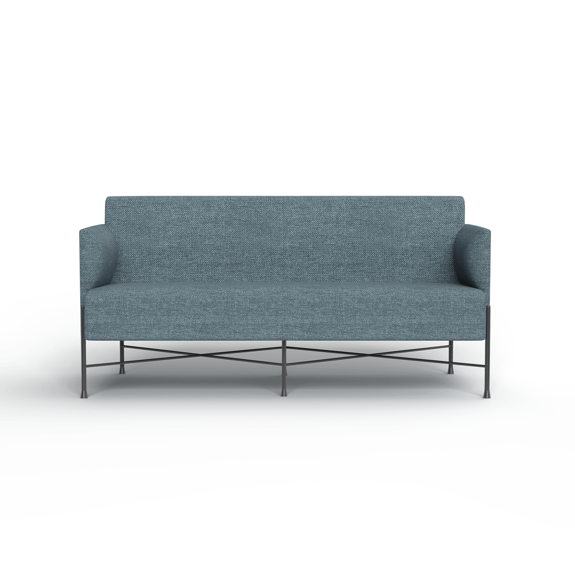 Avalon 2 Seater Sofa Lounge Blue (Vico Ocean)
