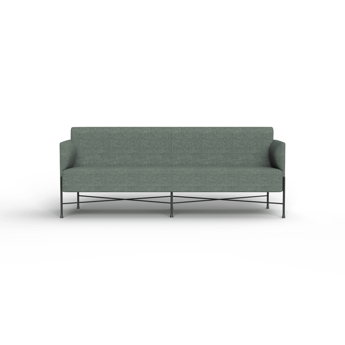 Avalon 3 Seater Sofa Lounge Green (Vico Sage)