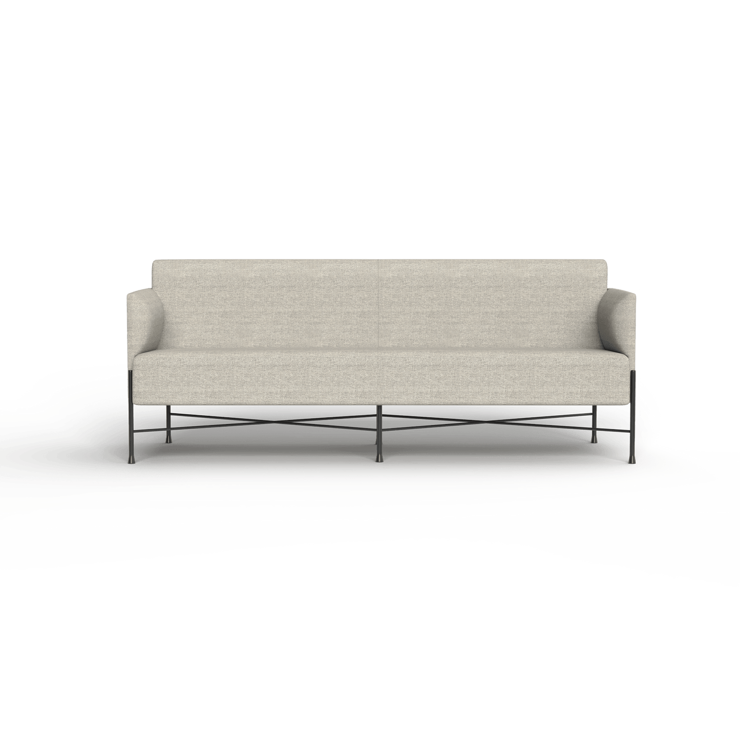 Avalon 3 Seater Sofa Lounge Grey (Vico Dusty)