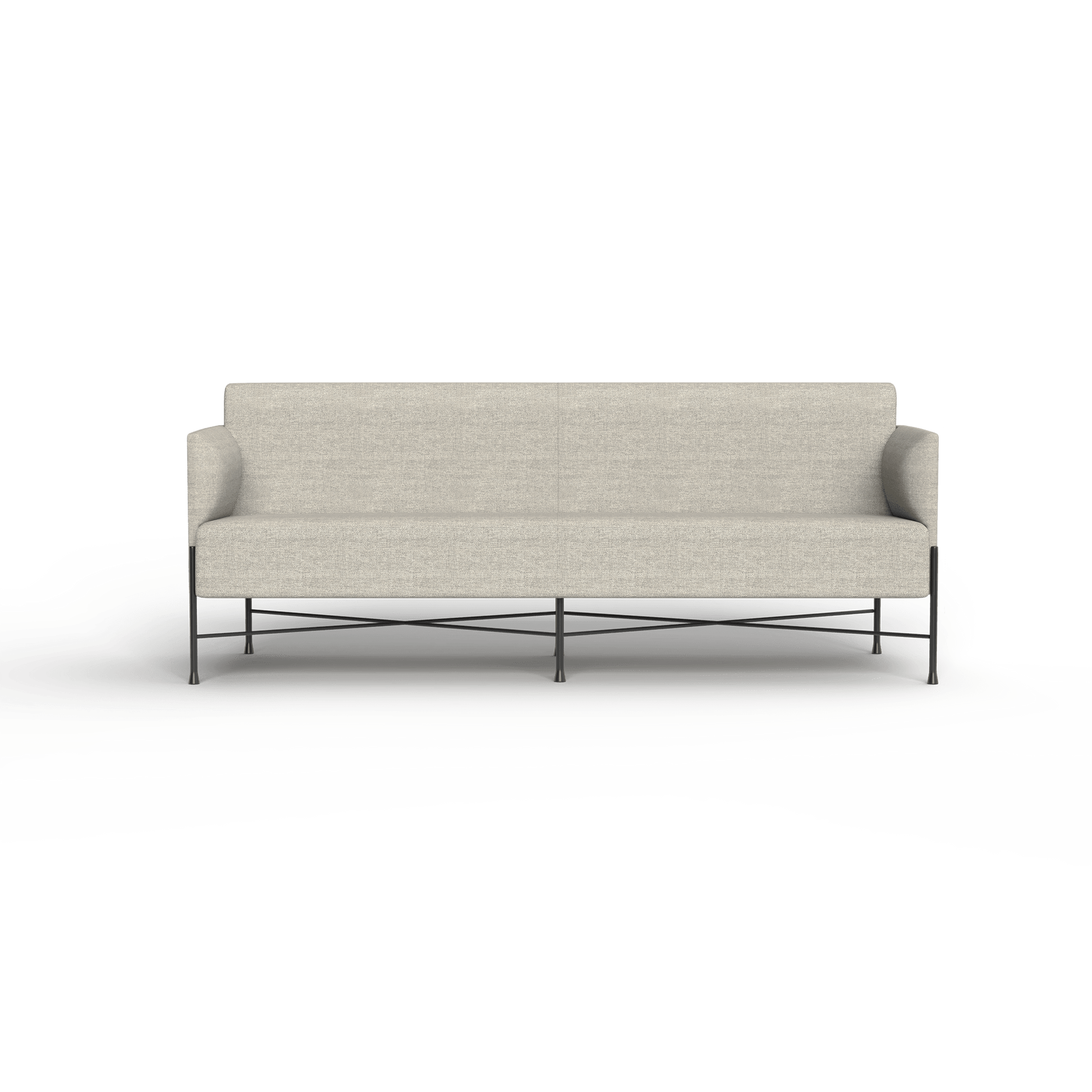 Avalon 3 Seater Sofa Lounge Grey (Vico Dusty)